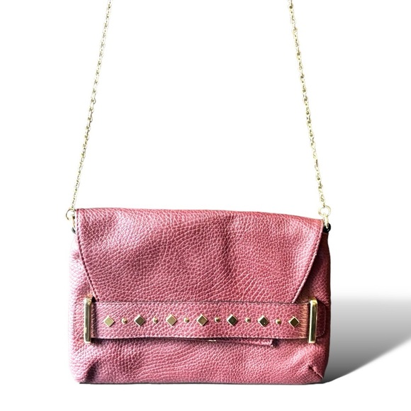 EUC- Sam & Libby Crossbody bag Maroon & Gold Embellishments - Picture 4 of 11